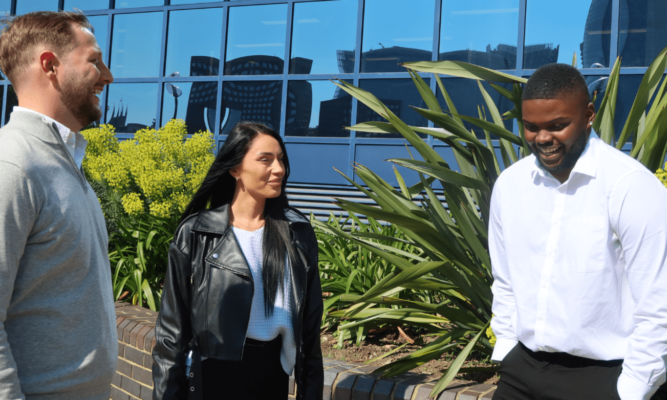 Vallum's global recruitment specialists discussing strategic recruitment solutions tailored for every business.
