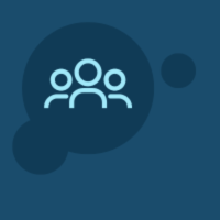 Three-person icon showing dedicated recruitment experts leading a targeted talent campaign.