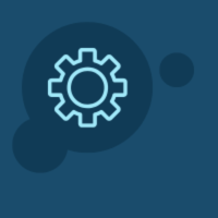 Cog for a seamless onboarding icon efficient for contractor setup.