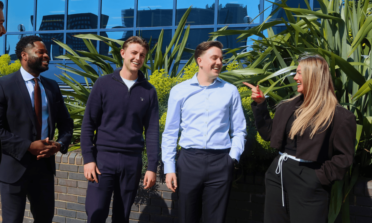 Vallum's global recruitment specialists discussing strategic recruitment solutions tailored for every business.